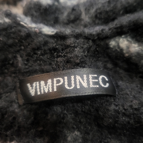 Vimpunec  - NWOT  - Womens Boho Buffalo Plaid Poncho Pashmina Shawl Wrap Ruana - Picture 2 of 3